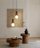 Миниатюра фото подвесной светильник inodesign beads dark wood 44.2410 | 220svet.ru
